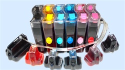 This continuous ink system is designed for HP PhotoSmart C8180/8250/8250v/8250xi/8253. HP PhotoSmart C5140/C5150/C5180/C5188/C6100/C6150,C6160/C6180/C6200/C6240, C6250/C6280/C7150/C7170/C7180, C7250/C7280/C7288/D7145/D7155, D7160/D7168/D7260/D7268, D7345