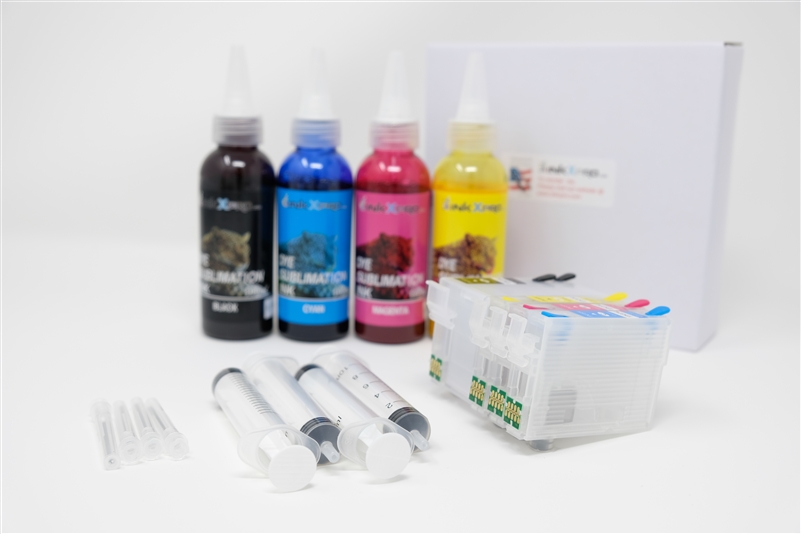 Suitable Epson Sublimation Ink Set 4x100 ml by Smart Ink